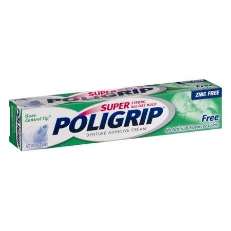 POLIGRIP Free Cream 2.4 oz., PK24 007204